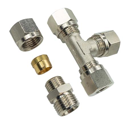 Twisted fittings for copper conductors