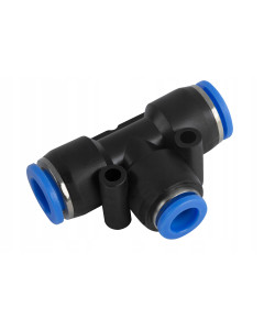 ZŁĄCZKA PNEUMATYCZNA WTYKOWA TRÓJNIK REDUKCYJNY T AUTO 2 x 8 mm 1 x 4 mm