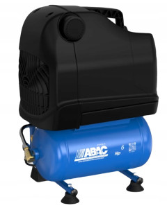 Cichy kompresor bezolejowy ABAC START OSS 10P 10 bar 0,75 kW 108 l/min 6 l