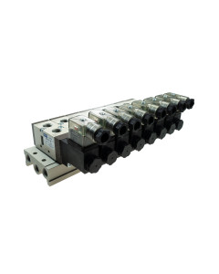 Ventilový ostrov WMF 4500-08 s 8 ventily z řady SF4000, závit 1/4