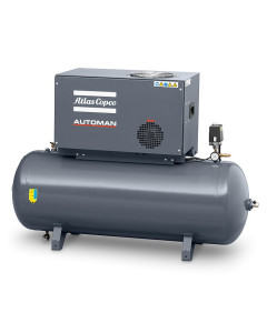 ضاغط Atlas Copco Automan AC 55 E 300 T مزود بغطاء عازل للصوت