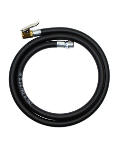 Wężyk 100cm 1/4″ z końcówką do pompowania kół