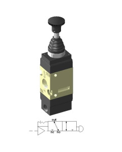 Zawór Grzybkowy 1/4″ 3/2