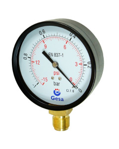 Vakuummeter 100mm -1 bis 0 bar 1/2″