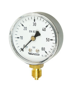 Manometr 63mm, 60 BAR MAG-063R-0060