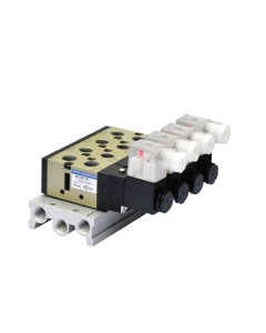 Ventilový ostrov WMF 3500-04 se 4 ventily z řady SF3000, závit 1/8