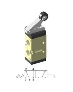Zawór mechaniczny 5/2 1/4″ rolka