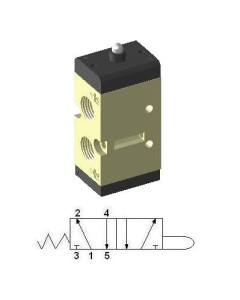 Zawór mechaniczny 5/2 1/4″ wcisk