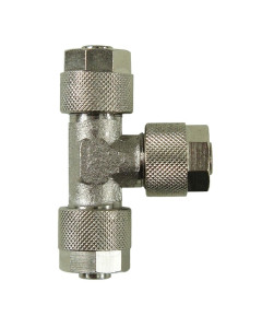 Te metálica 5 x 3 mm torcida