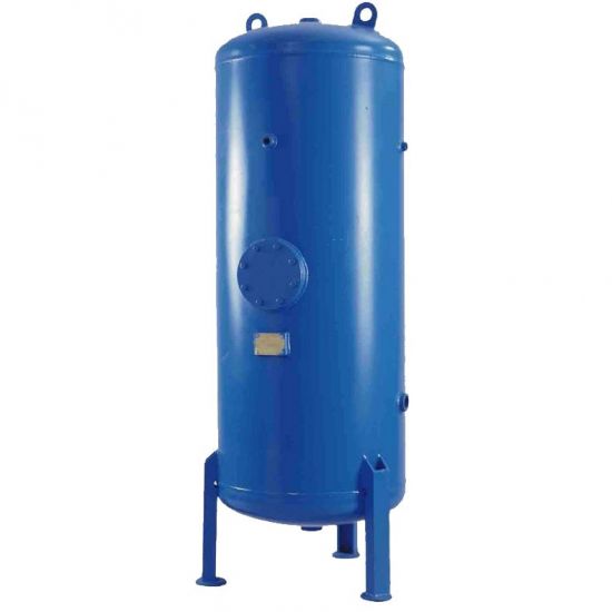 Vertical tanks for compressed air