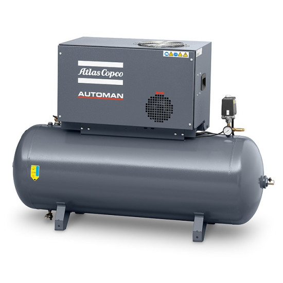 Sprężarka Atlas Copco Automan AC 40 E 300 T z obudową wyciszającą