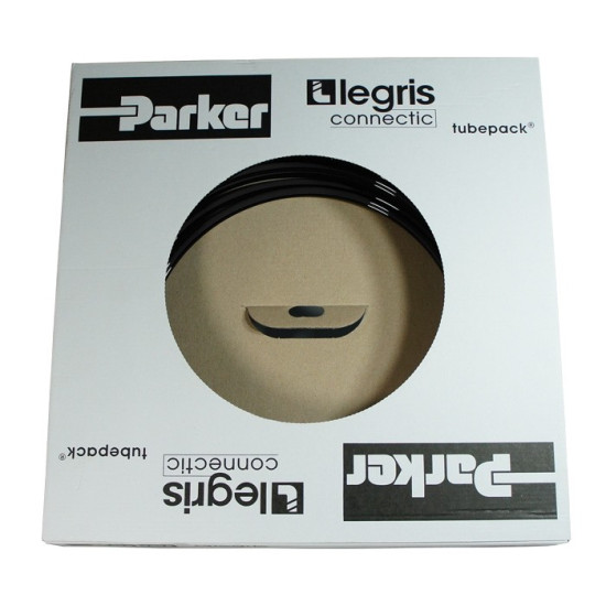Polyurethane cable DUO 6/4 black-black - 25m