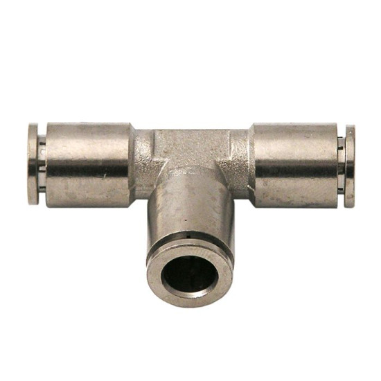 RPUT Steck-T-Stücke aus vernickeltem Messing