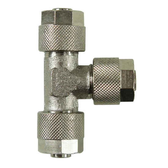 Te metálica RPUTS, acoplamientos atornillados