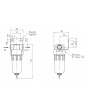 1/4″ filtr SAF200