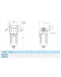 1/2″ filtr SAF400