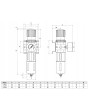 مخفض الفلتر 1/4″ MINI