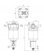 فلتر SAM250 1/4″