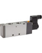 Électrovanne 5/2 voies, G 1/2", Rappel par ressort, 12 V DC