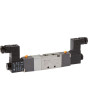 Electroválvula de 5/3 vías, G 1/8", posición central cerrada, 230 V AC