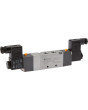 5/3cestný solenoidový ventil, G 1/4", Střed uzavřen, 24 V DC