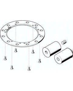 Zespół podziałowy stołu obrotowego DADM-CK-220-12 (548118), Festo