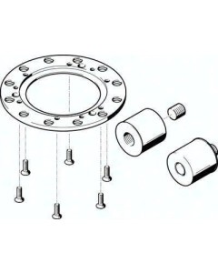 Zespół podziałowy stołu obrotowego DADM-Złączka CK-140-12 (548113), Festo