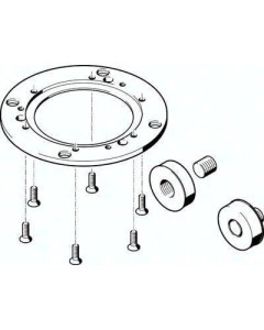 Zespół podziałowy stołu obrotowego DADM-Złączka CK-140-6 (548111), Festo