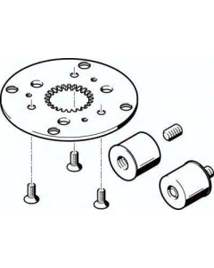 Zespół podziałowy stołu obrotowego DADM-CK-90-4 (548105), Festo
