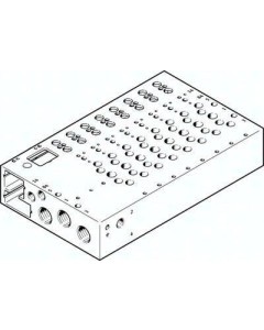 Listwa przyłączeniowa VABM-L1-18G-G38-4-GR (8004899), Festo