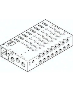 Listwa przyłączeniowa VABM-L1-18W-G38-5-GR (8004914), Festo