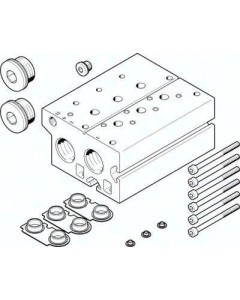 Blok przyłączeniowy VABM-B10-30E-G34-2-P3 (8026395), Festo