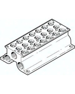 Blok przyłączeniowy CPE14-PRS-3/8-7 (543835), Festo