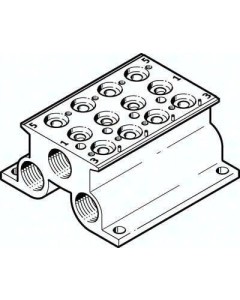 Blok przyłączeniowy CPE10-PRS-1/4-4 (543823), Festo