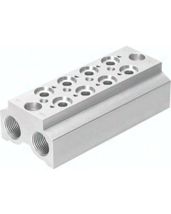 Blok przyłączeniowy CPE10-3/2-PRS-1/4-4-NPT (550603), Festo