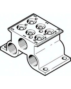 Blok przyłączeniowy CPE10-PRS-1/4-2 (543821), Festo