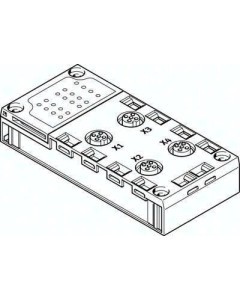 Blok przyłączeniowy CPX-AB-4-M12X2-5POL-R (541254), Festo