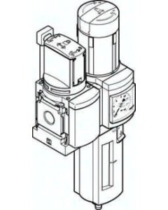 Zespół przygotowania powietrza MSB4-1/4:C3J3-WP 542304, Festo