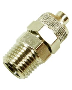Straight twisted connector 10/8 - 1/8 "