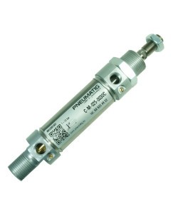 Pneumatic cylinder with shock absorption 016 X 025 C