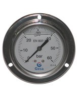 Manometr tablicowy z gliceryną 63mm, 60 BAR MAGF-063-0015G
