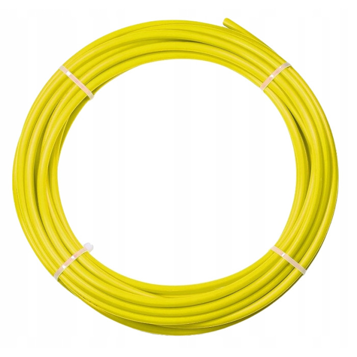 Tuyau polyuréthane jaune 10/6,5