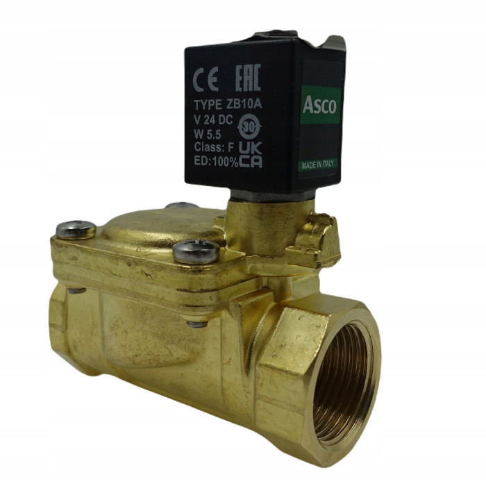 ELEKTROZAWÓR ASCO L182B01 2/2 NC 3/4" NORMALNIE ZAMKNIĘTY 230V AC