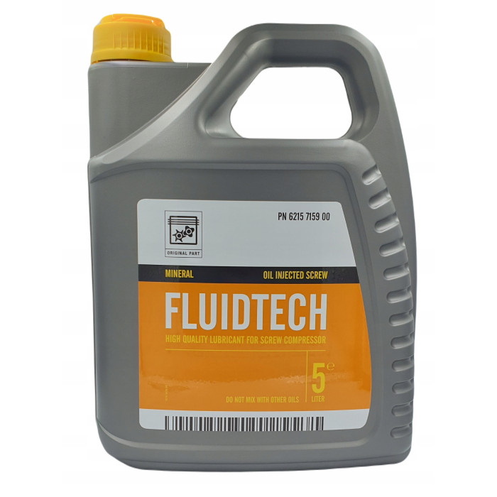 FluidTech Olej mineralny do sprężarek śrubowych ABAC 5 L 6215715900