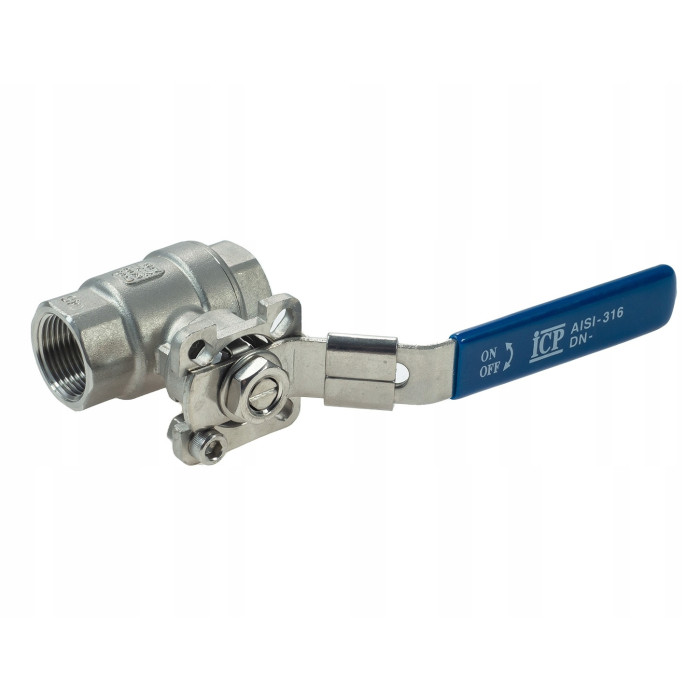 ZAWÓR KULOWY POD NAPĘD 3/4", STAL NIERDZEWNA