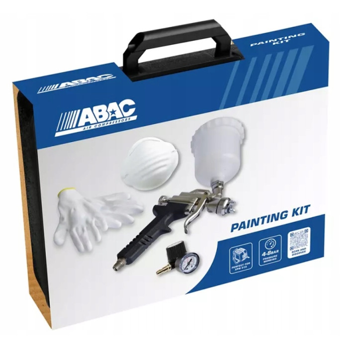 PISTOLET LAKIERNICZY ABAC PAINTING KIT W WALIZCE