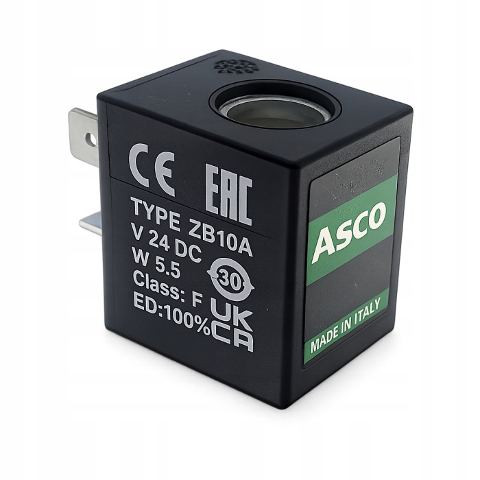 CEWKA ELEKTROZAWORU ASCO 10 MM 24V DC 10 mm, ZB10A