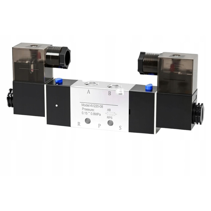 ZAWÓR ELEKTROZAWÓR PNEUMATYCZNY 5/2" BISTABILNY 1/4" 110V AC PNEUMATIG