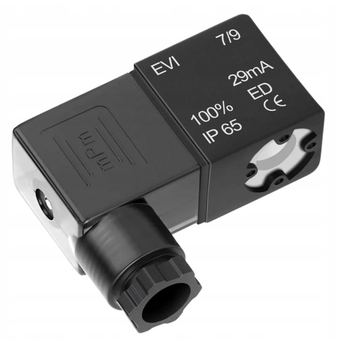 CEWKA Z WTYCZKĄ DO ELEKTROZAWORU 22 mm SC2 48V AC PNEUMATIG