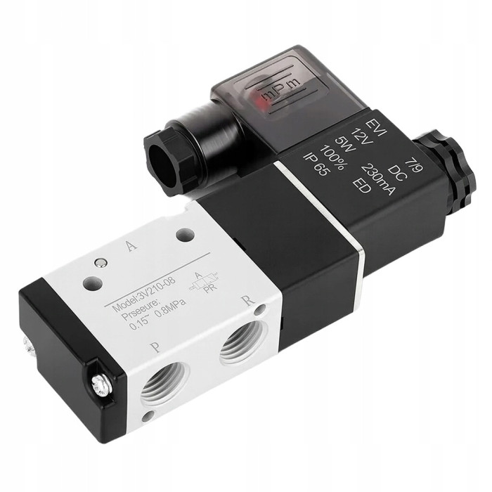 ZAWÓR ELEKTROZAWÓR PNEUMATYCZNY 3/2 1/8" NC 24V DC PNEUMATIG